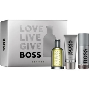 HUGO BOSS No. 6 Bottled Подаръчен комплект, Тоалетна вода 100ml + Део спрей 150ml + Душ гел 100ml, мъже