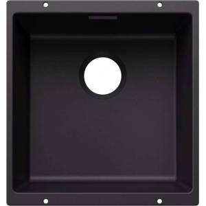 BLANCO Subline 400 - Мивка от Silgranit, 46x43 см, черна 527786 (527786) Мивка за вграждане