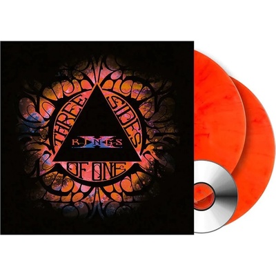 King's X ♫ Three Sides of One / Transparent Orange-Red Marbled LP