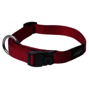 Rogz Red Collar Large - Нашийник за кучета , 20мм/ 34 - 56 см. червен