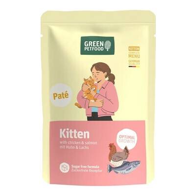 JOSERA GREEN PETFOOD Kitten Paté s kuracím a lososovým mäsom 85 g