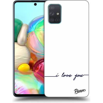 Pouzdro Picasee ULTIMATE CASE Samsung Galaxy A71 A715F - I love you