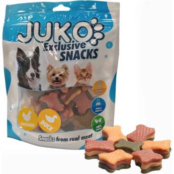 JUKO Snacks Chicken kačica a spinach v Bone Shape 250 g