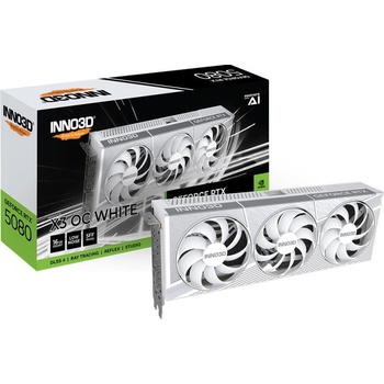 Image 1 of Inno3D GeForce RTX 5080 X3 OC White 16GB GDDR7 256bit (N50803-16D7X-17605211)
