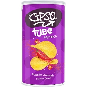  Чипс паприка Cipso tube 90гр
