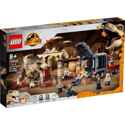 LEGO® Jurassic World Dominion - T.rex & Atrociraptor Dinosaur Breakout (76948)