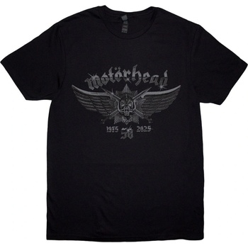 Motörhead Риза 50 Years Wings Badge Unisex Black L (MHEADTEE82MB03)