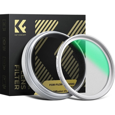 K&F Concept Black Mist 1/4 Filter for Fujifilm X100, Silver K&F Concept