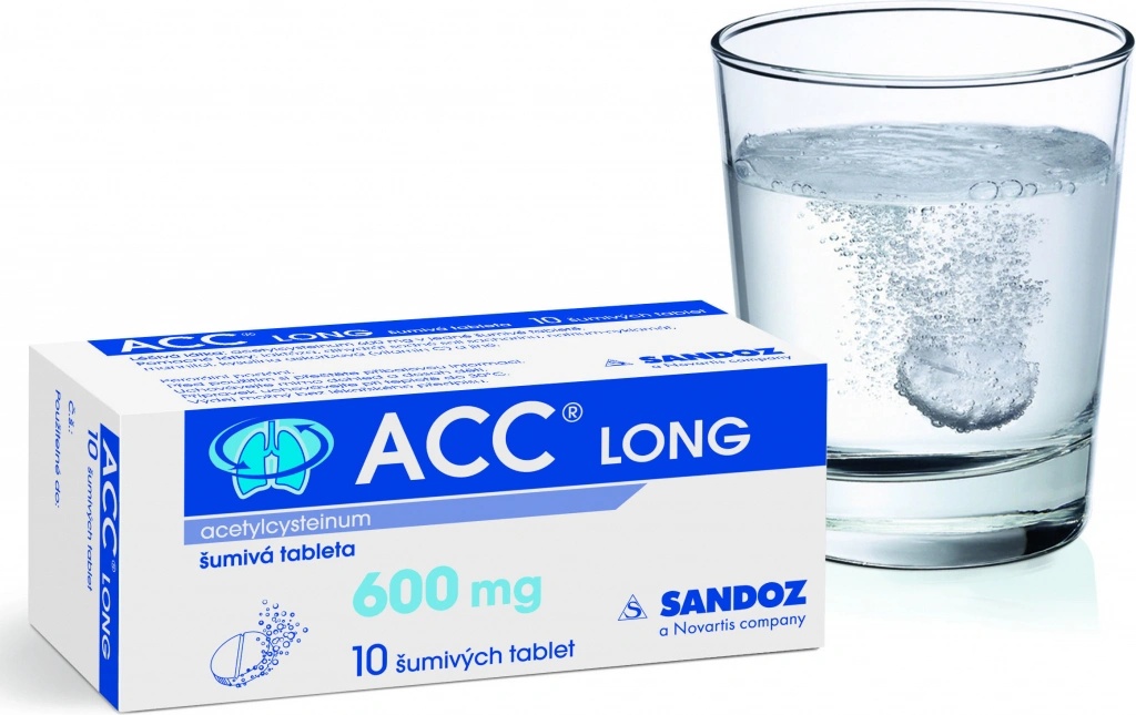 ACC LONG POR 600MG TBL EFF 10