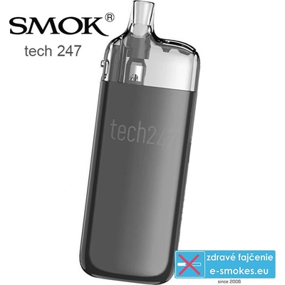 Smoktech Tech247 Pod 1800 mAh Gun Metal 1 ks