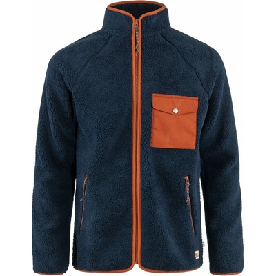 FJÄLLRÄVEN Vardag Pile Fleece Navy-Autumn Leaf