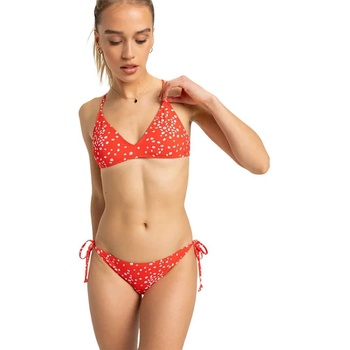 Roxy Pt Beach Classics Strappy bikini - Red / Orange (Poppy Red Dancing Ditsy Swim)