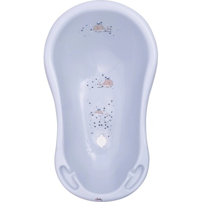 MALTEX Vanička so zátkou Veľrybka Minimal 84 cm satin blue