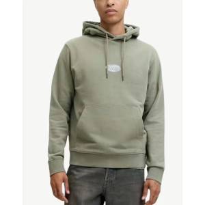 JACK & JONES Jjedetroit Sweat Hood Styd AW25 Gray - magazinko