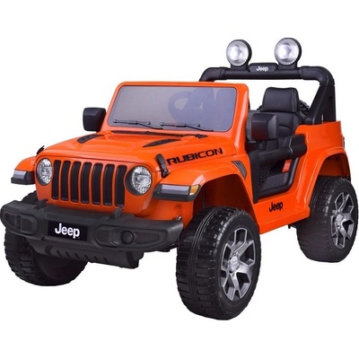 Joko Elektrické autíčko Jeep Wrangler 4x45W 24 GHz dialkové ovládanie oranžová