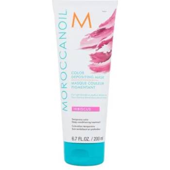 Moroccanoil Color Depositing Mask тонираща маска за светла до средно тъмно изрусена коса 200 ml нюанс Hibiscus за жени