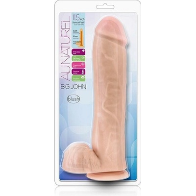 Au Naturel Big John 11.5Inch Klasické dildo s přísavkou