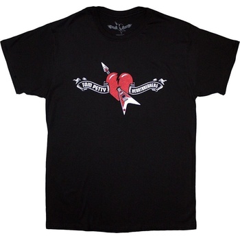 Tom Petty & The Heartbreakers Риза Heart Logo Unisex Black S (PETTS31MB01)