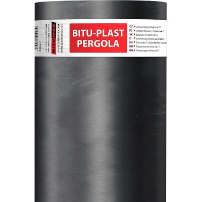 Bitumax Asfaltový pás so sklenou vložkou BITU-PLAST Pergola, červený, 15 m², 00006