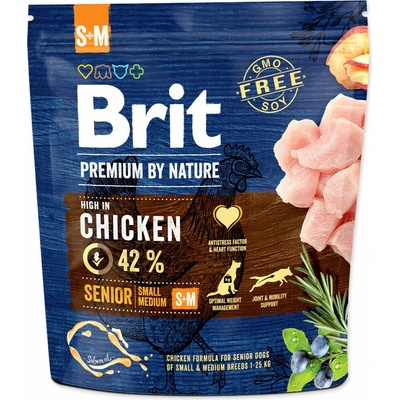 Brit Premium by Nature Senior S + M 1 kg