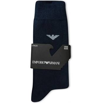 Image 1 of Giorgio Armani Чорапи EMPORIO ARMANI 2 Pack Cotton Socks - Nvy/Stripe00135