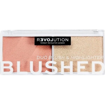 Relove by Revolution Палитра руж и хайлайтър Blushed Sweet, 5.8 g