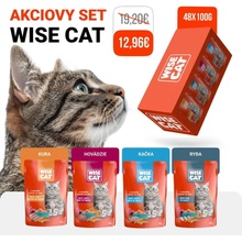 Wise Cat Set 1 pre mačky 48 x 100 g