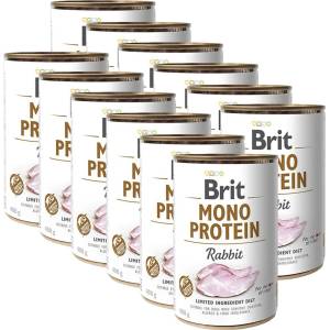Brit Консерва Brit Mono Protein Заек, 12 x 400 г