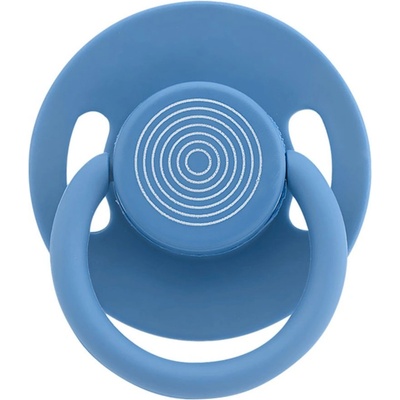 Wee Baby Силиконова залъгалка Wee Baby - Cool, 0-6 м, синя (363)
