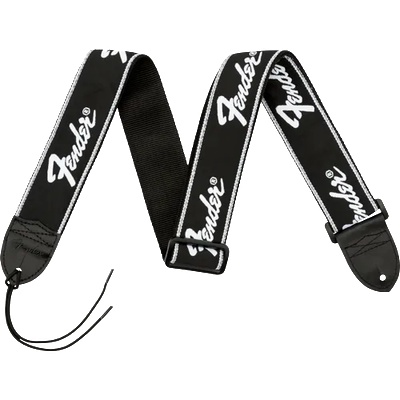 Fender Running Logo Strap, Black
