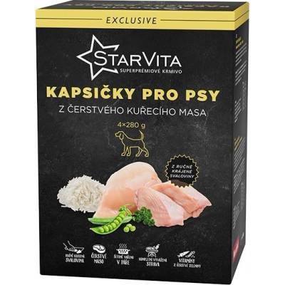 Starvita Exclusive kuře rýže 4 x 280 g