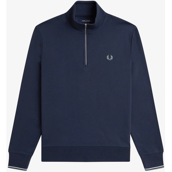 Fred Perry Горнище с цип Fred Perry FredPerry Half Zip Top - Dk Airforce Z47