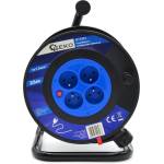 GEKO Удължител на макара Geko - G17501, 25 m, 3x1.5 mm2, 4 контакта (G17501)