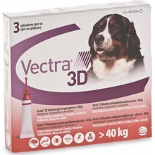 Vectra 3D Spot-On XL pro psy nad 40 kg 3 x 8 ml