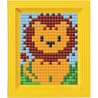 Креативен комплект с рамка и пиксели Pixelhobby - XL, Лъвче (12020)