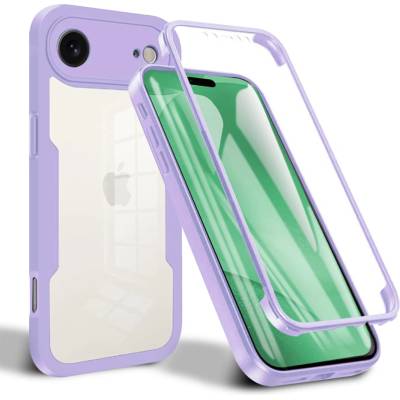 Techsuit Калъф за iPhone 17 Air - Techsuit - ColorVerse 360 Series + Screen Protector - Лилав