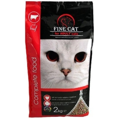 FINE CAT s hovězím 2 kg