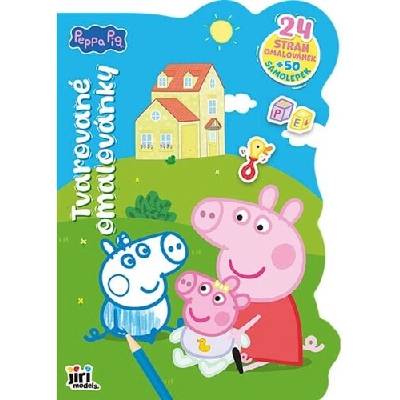 Tvarované omalovánky Prasátko Peppa