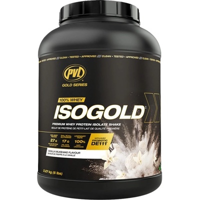 PVL / Pure Vita Labs IsoGold | Whey Protein Isolate [2270 грама] Ванилов млечен шейк
