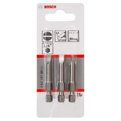 Bosch S1 0x5 5 49 mm 3 ks 2607001481