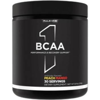 Rule 1 BCAAs | 100% Micronized 2: 1: 1 BCAA Formula [240 грама] Праскова с манго