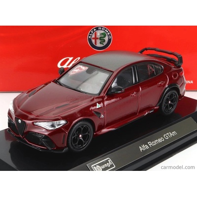 Bburago Alfa romeo Giulia Gtam 2020 červená 1:43