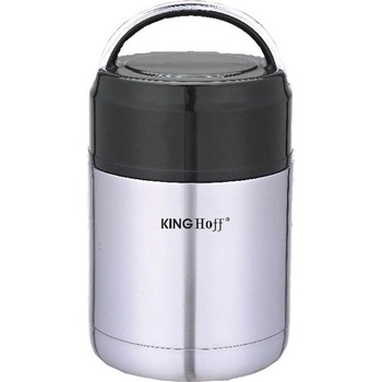 Kinghoff Термос за храна Kinghoff KH 4375, 800 ml, неръждаема стомана, двycлoeн кopпyc, инокс (KH 4375)