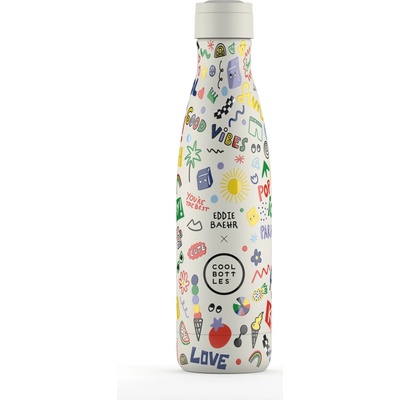 Cool Bottles Xclusive! Nerezová termolahev Good Vibes třívrstvá 500 ml