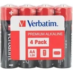 Verbatim Батерия, Verbatim ALKALINE BATTERY AA 4 PACK (SHRINK WRAP) (49501)