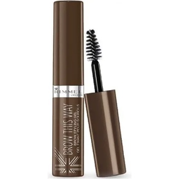 Rimmel Brow This Way Brow Styling Gel - Стилизиращ гел за вежди с арганово масло №02 Medium Brown