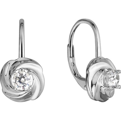 Pavona stříbrné náušnice se zirkonem 11507.1 crystal