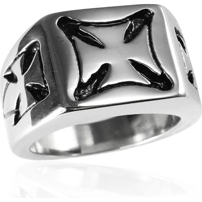 BM Jewellery Pánský prsten keltský kříž z chirurgické oceli S295090