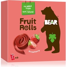 BEAR Fruit Rolls Strawberry ovocné rolky 5x20 g