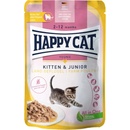 Kapsičky pre mačky Happy Cates Meat in Sauce Kitten & Junior Land Geflügel 85 g